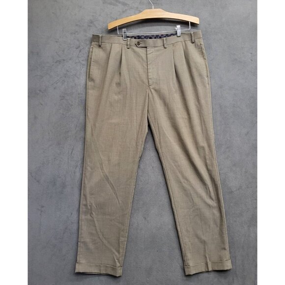 Lauren Ralph Lauren Pants Men's Size 34x32 Cotton Blend Pleated Chinos - Picture 1 of 6